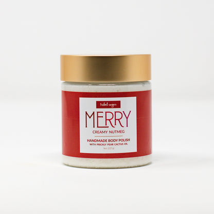 BODY POLISH- CREAMY NUTMEG (MERRY)