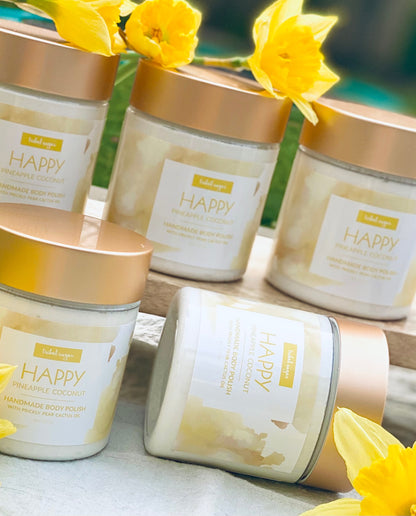 BODY POLISH - HAPPY (PINEAPPLE COCONUT)